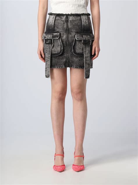 fendi denim skirts|fendi skirts girls.